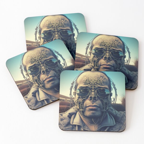 Item preview, man with a mechanical da Vinci style designed and sold by khalid7878.