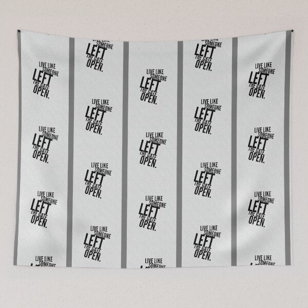 Item preview, Live Like Someone Left the Gate Open Tri-blend  designed and sold by daunhoithit741.