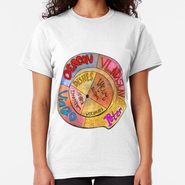 What We Do in the Shadows Chore Wheel Classic T-Shirt