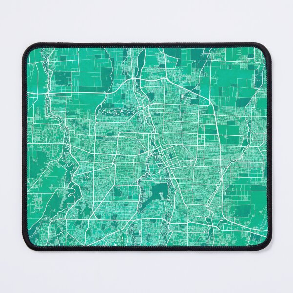 Item preview, Medan City Map of North Sumatra, Indonesia - Watercolor designed and sold by deMAP.