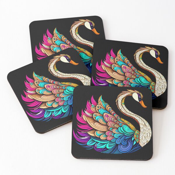 Item preview, Elegant Colorful Swan, Not an Ugly Duckling designed and sold by Mumzy2many.