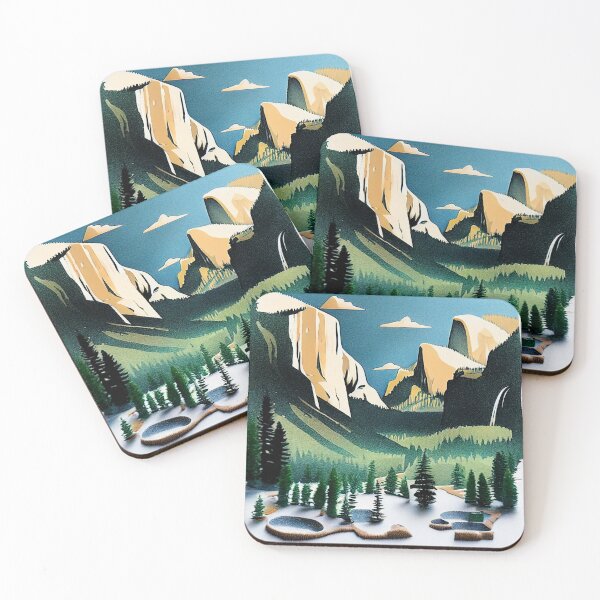 Item preview, Yosemite Paper Cut Craft Illustration designed and sold by B.B. Knolls.