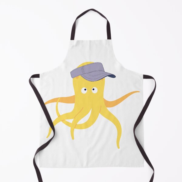 Item preview, Small Yellow Octopus sticker designed and sold by Stickers Designer.