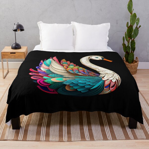Item preview, Elegant Colorful Swan, Not an Ugly Duckling designed and sold by Mumzy2many.