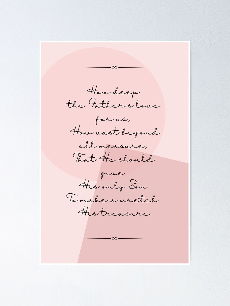 The Father's Love For Us {Poster} The Father's Love For Us {Poster}