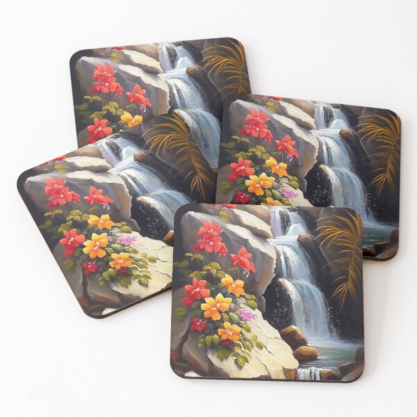 Item preview, Waterfall Through the Tropics designed and sold by neuzoticart.