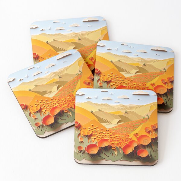 Item preview, California Poppy Valley designed and sold by B.B. Knolls.