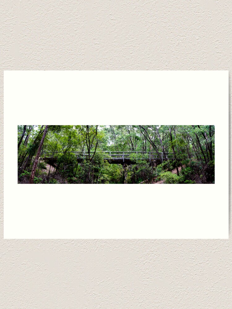 Alternate view of Old railway bridge Art Print