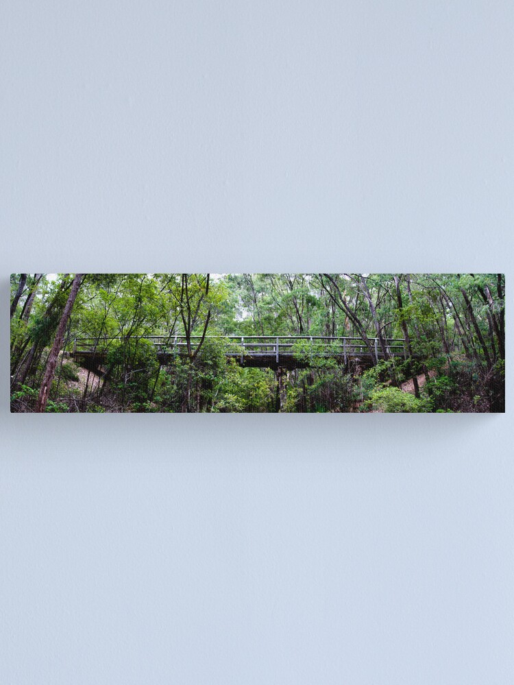 Alternate view of Old railway bridge Canvas Print