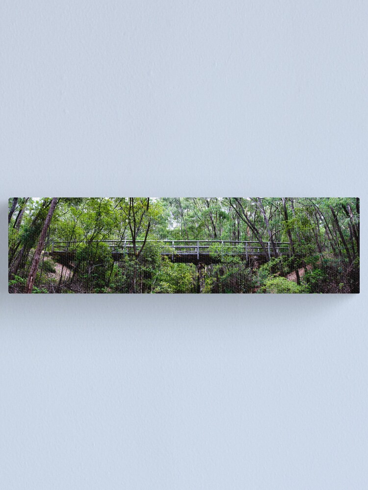 Alternate view of Old railway bridge Canvas Print