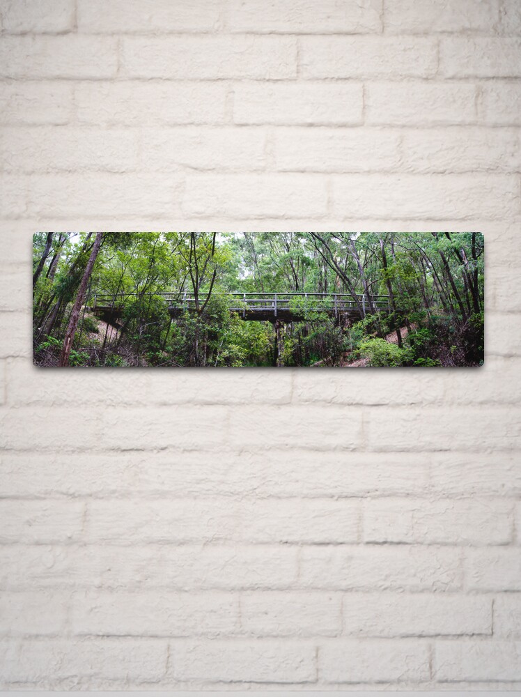 Thumbnail 2 of 4, Metal Print, Old railway bridge designed and sold by Andreas Koepke.