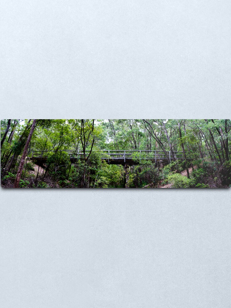 Alternate view of Old railway bridge Metal Print