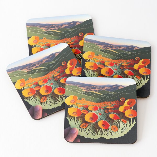 Item preview, Glowing Poppies designed and sold by B.B. Knolls.