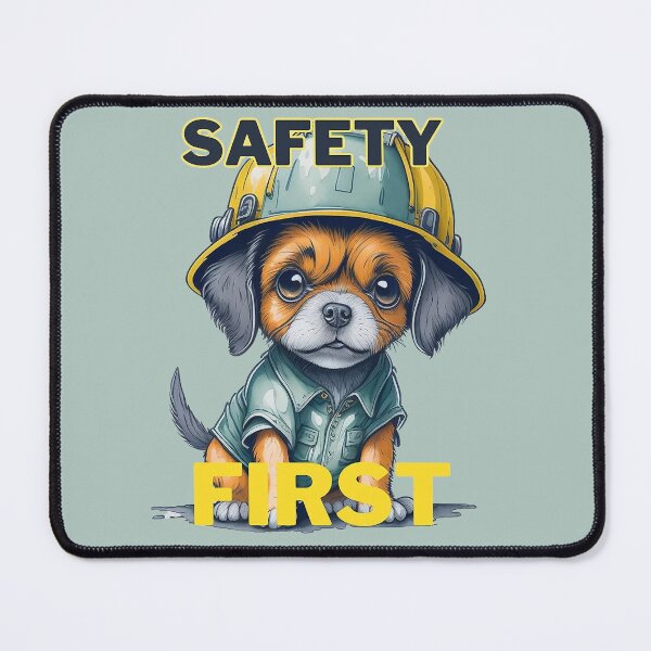 Item preview, hardhat-wearing Dog - Safety first designed and sold by palpadin.