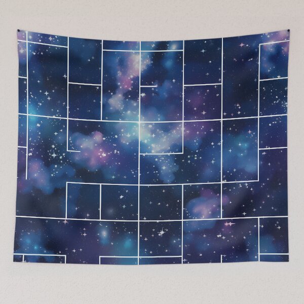 Item preview, Limitless Horizon - Infinite Nebula Seamless Pattern designed and sold by nelloryn.