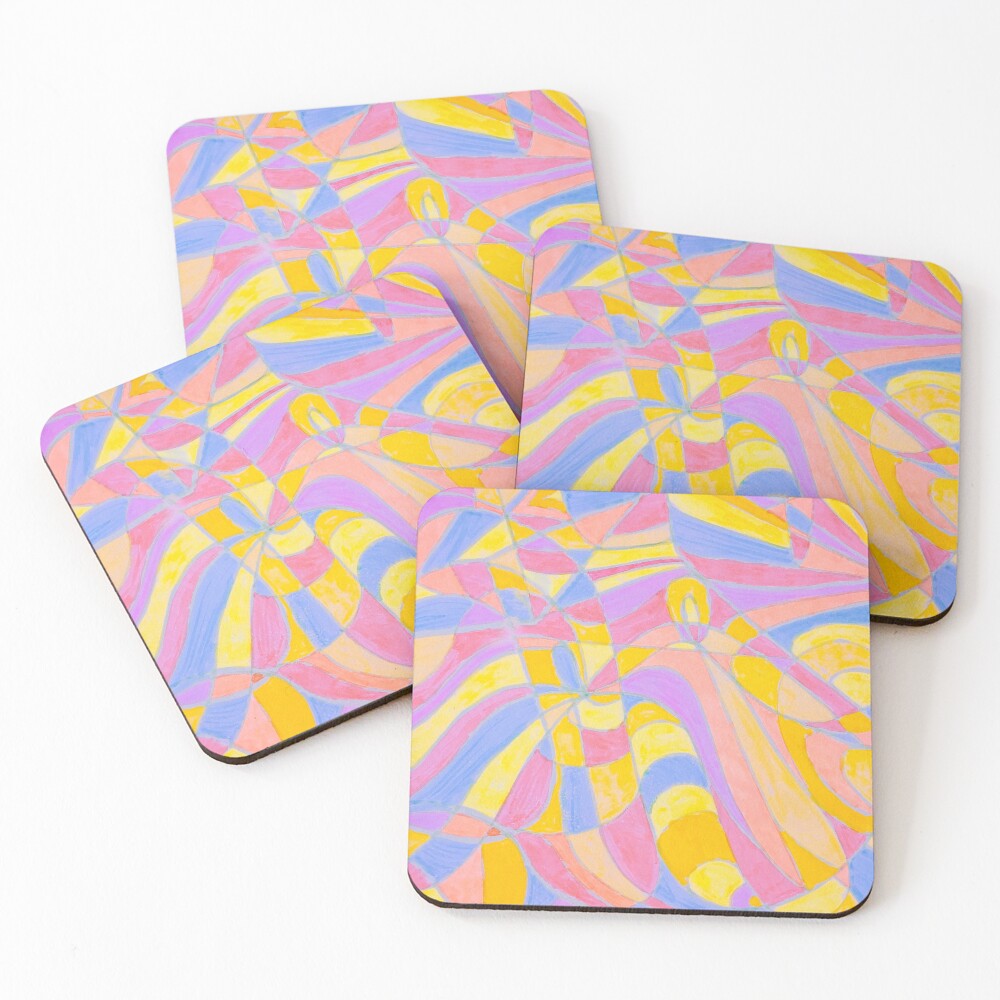 Item preview, Coasters (Set of 4) designed and sold by FreeFlowObject.