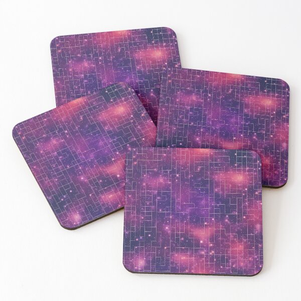 Item preview, Violet Stars - Infinite Nebula Seamless Pattern designed and sold by nelloryn.