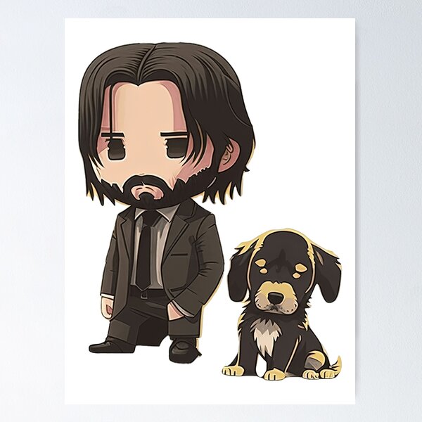 Artikel-Vorschau von Süßer John Wick mit Welpen, designt und verkauft von AntonettaKunze.