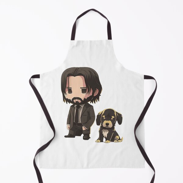Item preview, Cute John Wick with Pup designed and sold by AntonettaKunze.