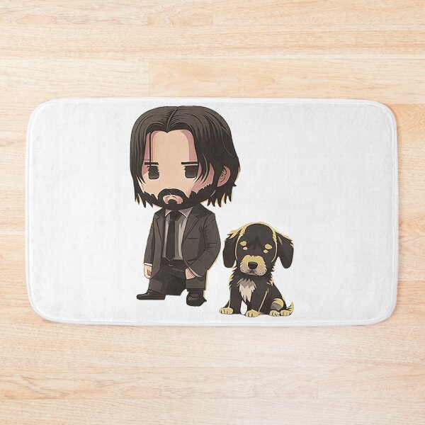 Item preview, Cute John Wick with Pup designed and sold by AntonettaKunze.