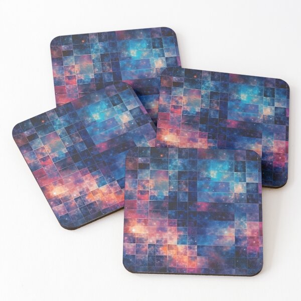 Item preview, Blue Space Fractal - Infinite Nebula Seamless Pattern designed and sold by nelloryn.