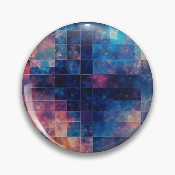 Item preview, Blue Space Fractal - Infinite Nebula Seamless Pattern designed and sold by nelloryn.