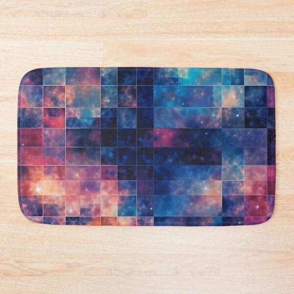 Item preview, Blue Space Fractal - Infinite Nebula Seamless Pattern designed and sold by nelloryn.