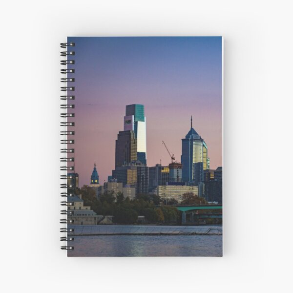 Philadelphia Skyline Spiral Notebook