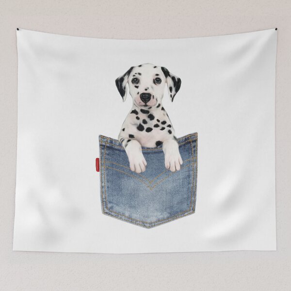 Item preview, Dalmatian puppy in a pocket  designed and sold by Janetlousart.