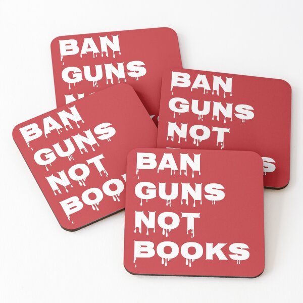 Item preview, BAN GUNS NOT BOOKS designed and sold by MeltingSpectrum.