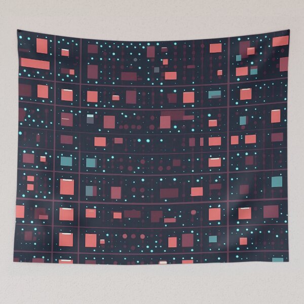 Item preview, Boundless Violet infinity - Abstract Universe Seamless Pattern designed and sold by nelloryn.