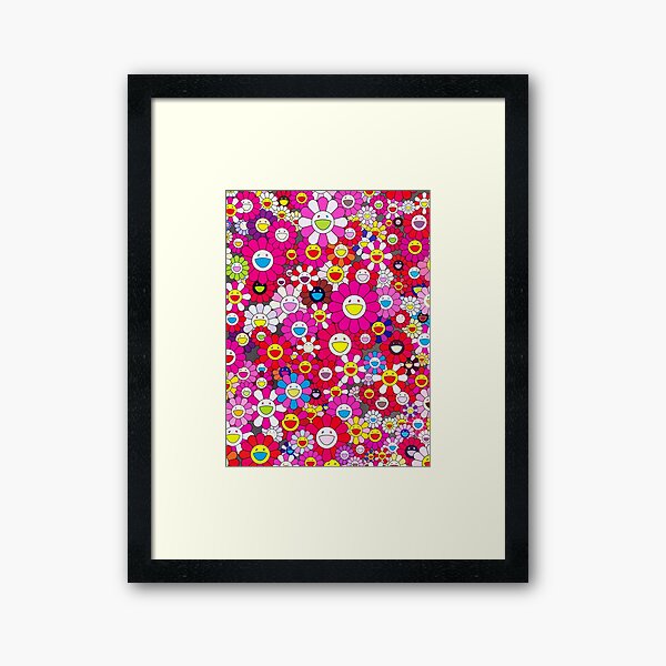 The Pink Framed Art Print