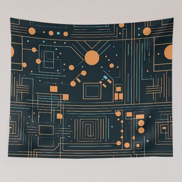 Item preview, Infinite artistic cosmos - Abstract Universe Seamless Pattern designed and sold by nelloryn.