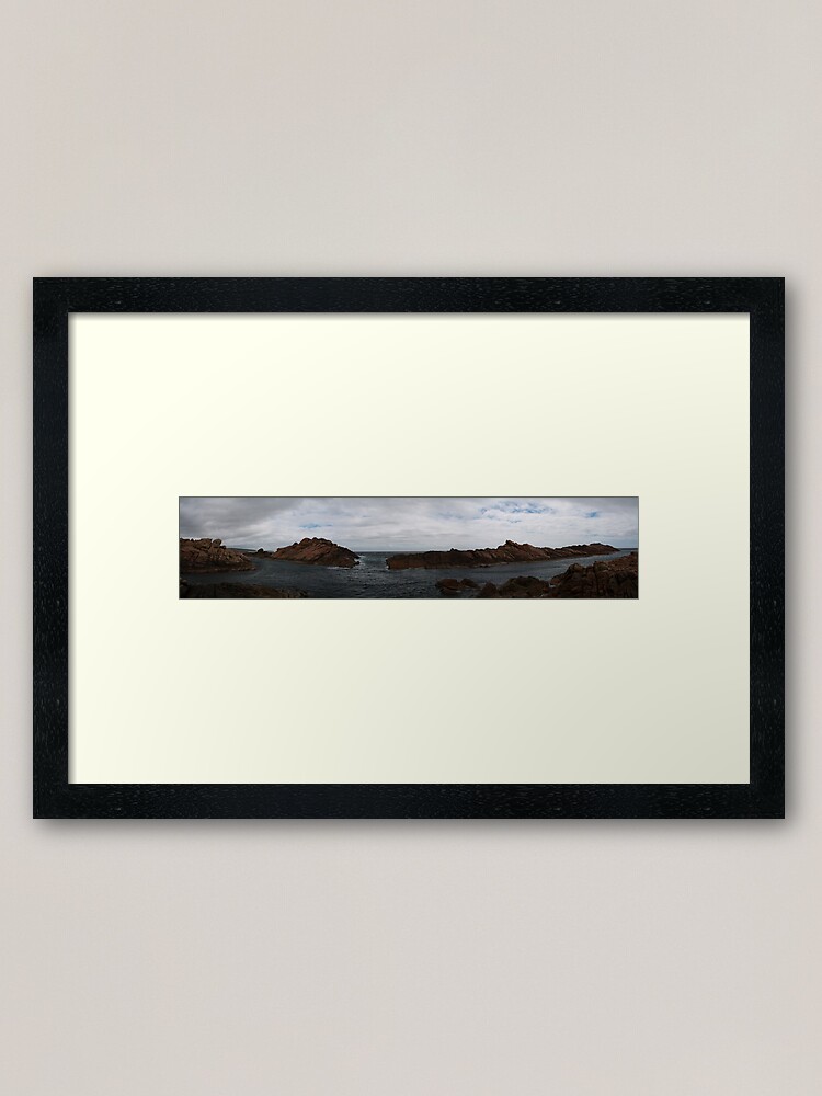Alternate view of Canal Rocks panorama Framed Art Print