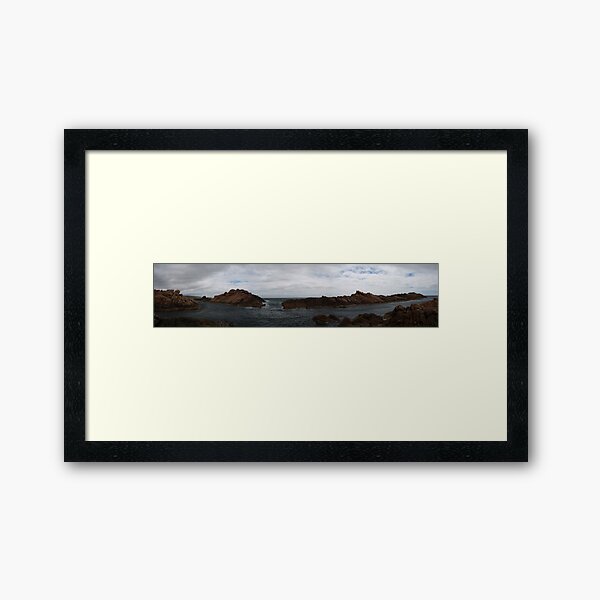 Canal Rocks panorama Framed Art Print
