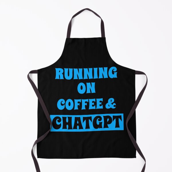 Item preview, RUNNING ON COFFEE & CHAT GPT OPEN AI GPT 4 FUNNY CHAT GPT t-SHIRTS designed and sold by VBRIdesings.