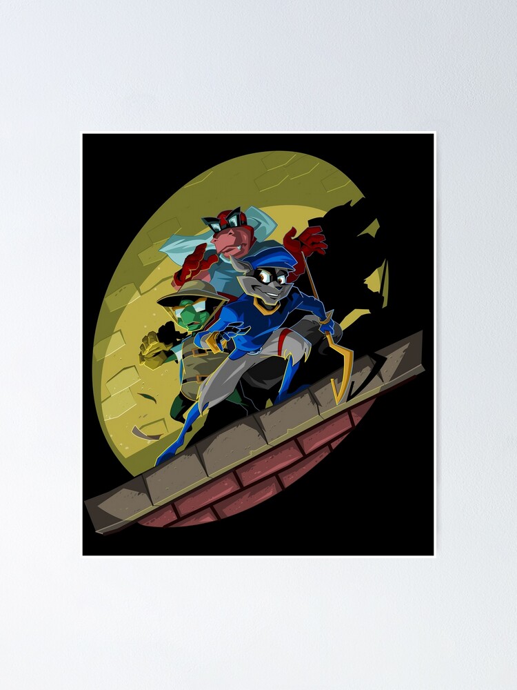 Sly Cooper Artwork Playstation Poster Premium Semi-glossy 