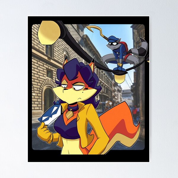 Sly Cooper Artwork Playstation Poster Premium Semi-glossy 