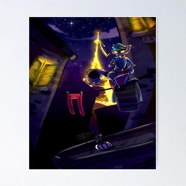 Poster for a sly cooper 2 speed run event