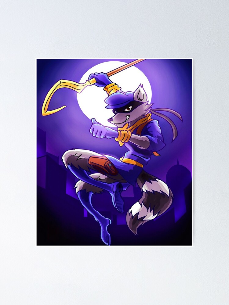 Sly Cooper Artwork Playstation Poster Premium Semi-glossy 