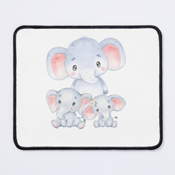 Item preview, Cute Baby Elephants designed and sold by Abstractdiva.