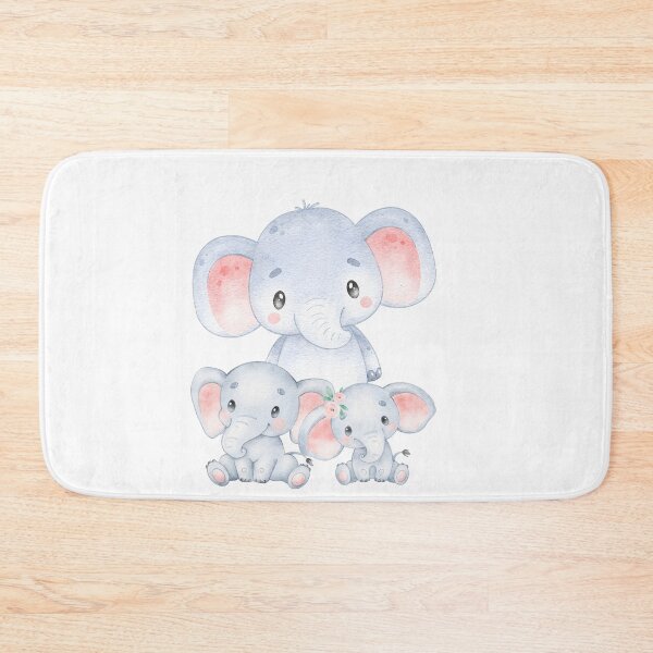 Item preview, Cute Baby Elephants designed and sold by Abstractdiva.