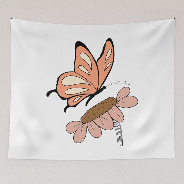 Item preview, Butterfly on flower designed and sold by Ashlison.