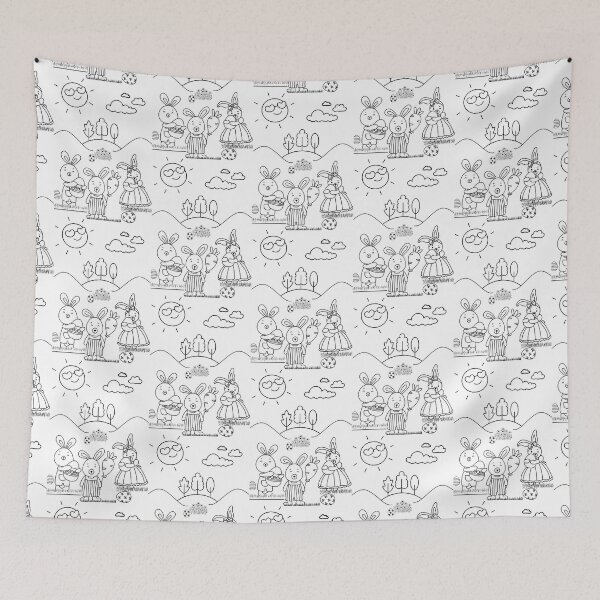 Item preview, Easter bunny Family-Spring time designed and sold by Pressler girls Designs.