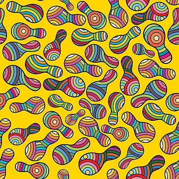 Artwork thumbnail, Beautiful Color Combination Pattern by facegm