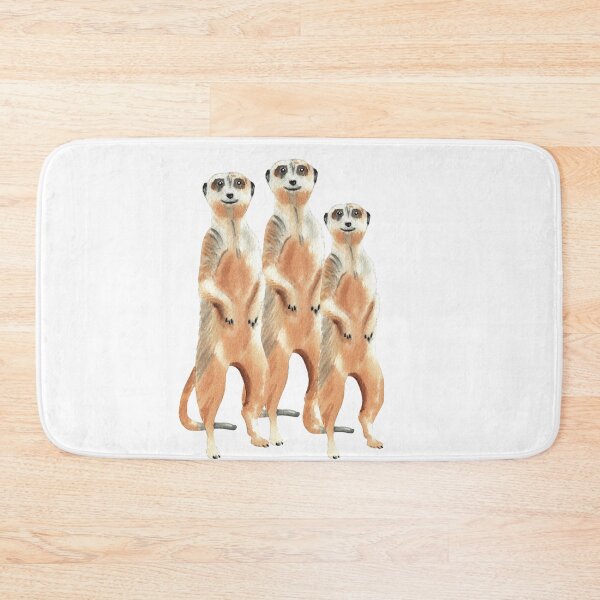 Item preview,  Cute Meerkats on the lookout designed and sold by Abstractdiva.
