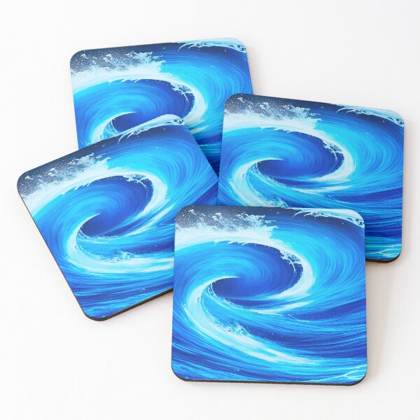 Item preview, Blue Ocean Waves designed and sold by Timegraf.