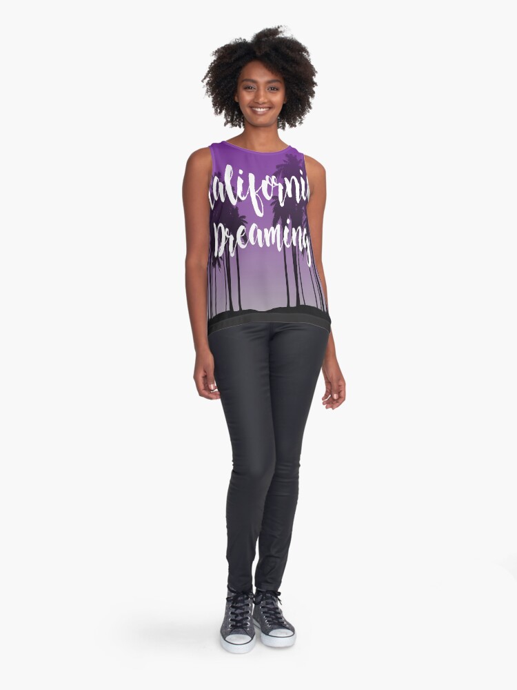 Imagen 3 de 6, Blusa sin mangas con la obra California Dreaming, diseñada y vendida por weloveboho.