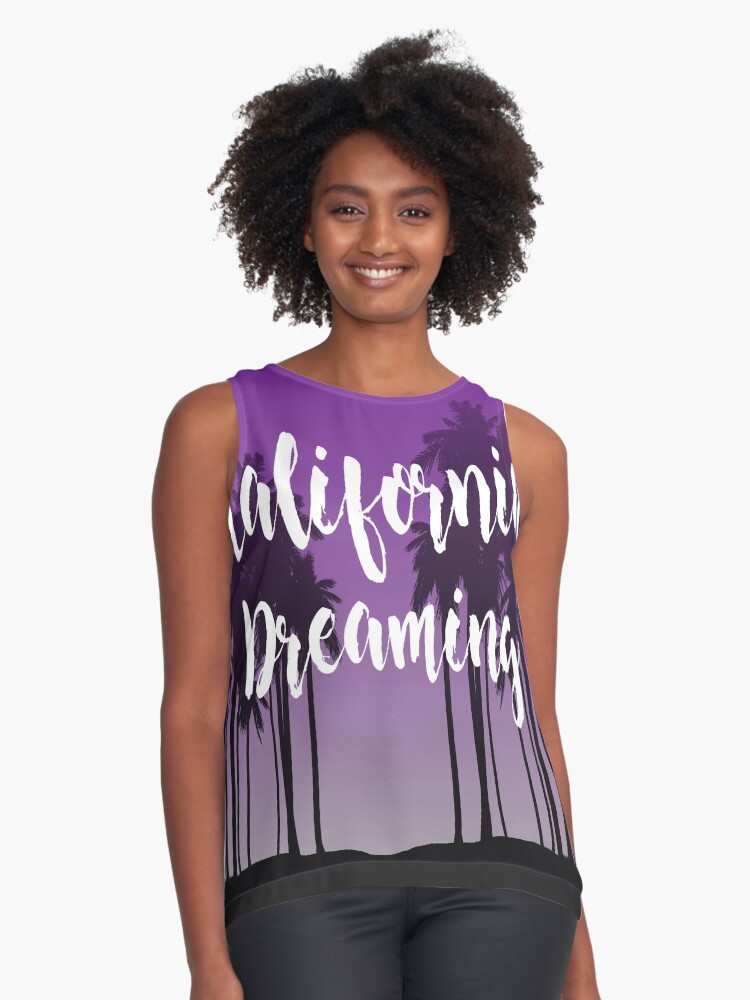 Imagen 1 de 6, Blusa sin mangas con la obra California Dreaming, diseñada y vendida por weloveboho.