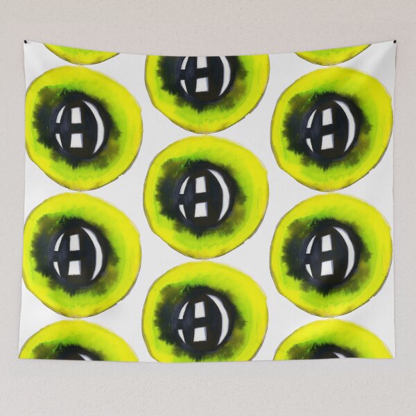 Item preview, green eye designed and sold by Kari Sutyla.
